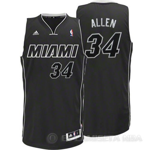 Camiseta Back to Allen #34 Miami Heat Negro - Haga un click en la imagen para cerrar
